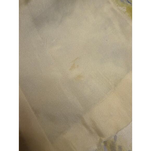 Thierry Mugler Vintage Floral Silk Suit Skirt Set Women’s Size 38 (8 US) Yellow - Picture 14 of 15